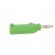 Plug | 4mm banana | 32A | 33VAC | 70VDC | green | Max.wire diam: 4mm | 3mΩ image 7