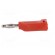 Connector: 4mm banana | plug | 32A | 33VAC | 70VDC | red | nickel plated image 3