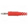 Plug | 4mm banana | 32A | 33VAC | 70VDC | red | Max.wire diam: 4mm | 2.5mm2 image 3