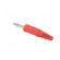 Plug | 4mm banana | 32A | 33VAC | 70VDC | red | non-insulated | 2.5mm2 image 5