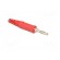 Plug | 4mm banana | 32A | 33VAC | 70VDC | red | non-insulated | 2.5mm2 image 9