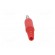 Plug | 4mm banana | 32A | 33VAC | 70VDC | red | non-insulated | 2.5mm2 image 5