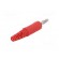 Plug | 4mm banana | 32A | 33VAC | 70VDC | red | non-insulated | 2.5mm2 image 6