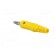 Plug | 4mm banana | 32A | 60VDC | yellow | Max.wire diam: 2.8mm paveikslėlis 4