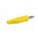 Plug | 4mm banana | 32A | 60VDC | yellow | Max.wire diam: 2.8mm paveikslėlis 6