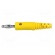 Plug | 4mm banana | 32A | 60VDC | yellow | Max.wire diam: 2.8mm image 3