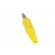 Plug | 4mm banana | 32A | 60VDC | yellow | Max.wire diam: 2.8mm paveikslėlis 5