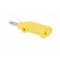 Plug | 4mm banana | 32A | 33VAC | 70VDC | yellow | Max.wire diam: 4mm image 4