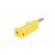 Plug | 4mm banana | 32A | 33VAC | 70VDC | yellow | Max.wire diam: 4mm image 6
