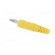 Plug | 4mm banana | 32A | 70VDC | yellow | non-insulated image 4