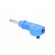 Plug | 4mm banana | 32A | blue | 2.5mm2 | Mounting: on cable image 4