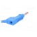 Plug | 4mm banana | 32A | 600V | blue | 2.5mm2 | on cable image 6