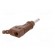 Plug | 4mm banana | 32A | 600V | brown | 2.5mm2 | on cable image 6