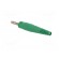 Plug | 4mm banana | 32A | 60V | green | non-insulated | 2.5mm2 image 4