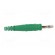 Plug | 4mm banana | 32A | 60V | green | non-insulated | 2.5mm2 | screw image 7