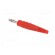 Plug | 4mm banana | 32A | 60V | red | non-insulated | 2.5mm2 image 4