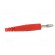 Plug | 4mm banana | 32A | 60V | red | non-insulated | 2.5mm2 | screw image 7