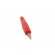 Plug | 4mm banana | 32A | 60V | red | non-insulated | 2.5mm2 | screw image 9