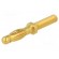 Plug | 4mm banana | 32A | 60VDC | 35mm | gold-plated | on panel,screw image 1