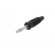 Plug | 4mm banana | 32A | 60VDC | black | non-insulated | for cable | 3mΩ image 2