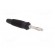 Plug | 4mm banana | 32A | 60VDC | black | non-insulated | for cable | 3mΩ paveikslėlis 8