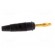 Plug | 4mm banana | 32A | 60VDC | black | non-insulated | for cable | 3mΩ image 7