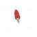 Plug | 4mm banana | 32A | 60VDC | red | non-insulated | for cable | 3mΩ фото 9