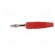 Plug | 4mm banana | 32A | 60VDC | red | non-insulated | for cable | 3mΩ фото 3