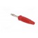 Plug | 4mm banana | 32A | 60VDC | red | non-insulated | for cable | 3mΩ фото 4