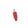 Plug | 4mm banana | 32A | 60VDC | red | non-insulated | for cable | 3mΩ фото 5