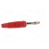 Plug | 4mm banana | 32A | 60VDC | red | non-insulated | for cable | 3mΩ фото 7