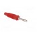 Plug | 4mm banana | 32A | 60VDC | red | non-insulated | for cable | 3mΩ фото 8