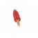 Plug | 4mm banana | 32A | 60VDC | red | non-insulated | for cable | 3mΩ paveikslėlis 9