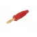 Plug | 4mm banana | 32A | 60VDC | red | non-insulated | for cable | 3mΩ paveikslėlis 2