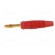 Plug | 4mm banana | 32A | 60VDC | red | non-insulated | for cable | 3mΩ paveikslėlis 3