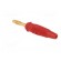 Plug | 4mm banana | 32A | 60VDC | red | non-insulated | for cable | 3mΩ paveikslėlis 4