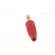Plug | 4mm banana | 32A | 60VDC | red | non-insulated | for cable | 3mΩ image 5