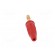 Plug | 4mm banana | 32A | 60VDC | red | non-insulated | for cable | 3mΩ paveikslėlis 5