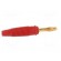 Plug | 4mm banana | 32A | 60VDC | red | non-insulated | for cable | 3mΩ image 7