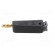 Plug | 4mm banana | 32A | black | gold-plated | on cable фото 3