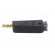 Plug | 4mm banana | 32A | black | gold-plated | on cable image 3