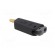 Plug | 4mm banana | 32A | black | gold-plated | on cable image 4