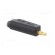 Plug | 4mm banana | 32A | black | gold-plated | on cable image 8