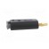 Plug | 4mm banana | 32A | black | gold-plated | on cable фото 7