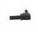 Plug | 4mm banana | 32A | black | insulated,angled | nickel plated image 3