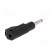 Plug | 4mm banana | 32A | black | insulated,with 4mm axial socket image 6