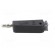 Plug | 4mm banana | 32A | black | nickel plated | on cable image 3