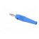 Plug | 4mm banana | 32A | blue | 2.5mm2 | Plating: nickel plated | 69mm image 4