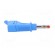 Plug | 4mm banana | 32A | blue | 2.5mm2 | Mounting: on cable image 7