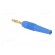 Plug | 4mm banana | 32A | blue | non-insulated | 2.5mm2 | gold-plated image 4
